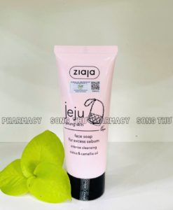 ZIAJA JEJU WHITE FACE SOAP FOR EXCESS SEBUM - SỮA RỬA MẶT KIỀM DẦU