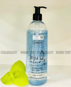 ZIAJA JEJU MICELLAR WATER - TẨY TRANG DÀNH CHO DA DẦU MỤN, HỖN HỢP 