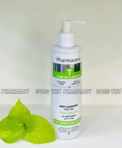 PHARMACERIS T PURI-SEBOGEL - GEL RỬA MẶT LÀM SẠCH SÂU, KHÁNG KHUẨN & NGỪA MỤN CHUYÊN BIỆT 