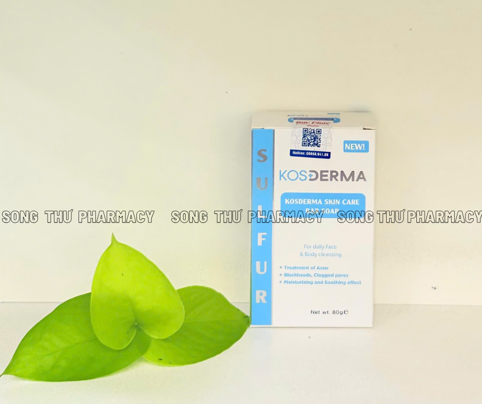 KOSDERMA SKIN CARE BAR SOAP - XÀ PHÒNG NGĂN NGỪA MỤN, LÀM SẠCH SÂU & CẤP ẨM