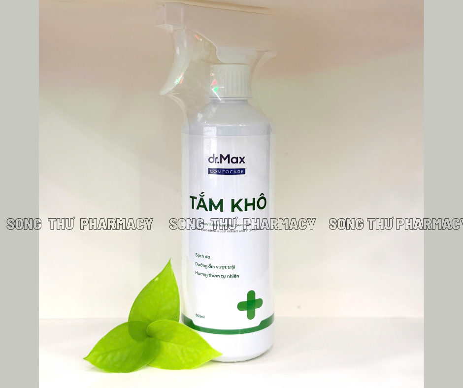 TẮM KHÔ DR.MAX COMFOCARE- SẠCH DA , DƯỠNG ẨM
