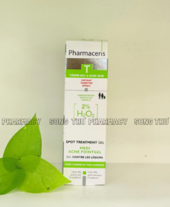 PHARMACERIS T MEDI ACNE POINTGEL - GEL CHẤM MỤN ĐẶC TRỊ TỔN THƯƠNG VI VIÊM 2% H2O2