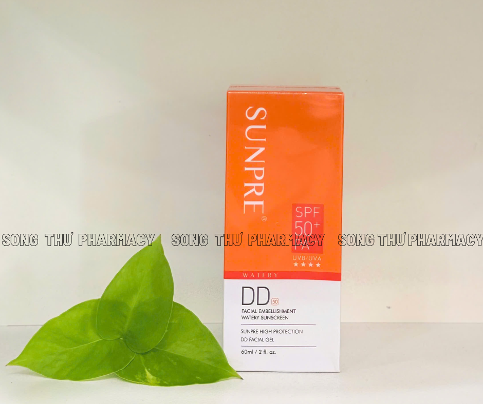 MONA FREMA SUNPRE HIGH PROTECTION DD FACIAL GEL SPF 50+ PA++++ - KEM CHỐNG NẮNG CÓ MÀU NỀN