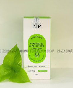 KLÉ PURIFYING & ACNE CONTROL CLEANSING GEL -  SỮA RỬA MẶT LÀM SẠCH SÂU VÀ KIỂM SOÁT MỤN