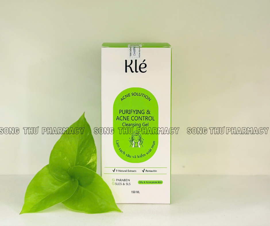KLÉ PURIFYING & ACNE CONTROL CLEANSING GEL - SỮA RỬA MẶT LÀM SẠCH SÂU VÀ KIỂM SOÁT MỤN