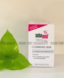 SEBAMED CLEANSING BAR - XÀ PHÒNG LÀM SẠCH GIÚP KHÁNG KHUẨN CHO DA 