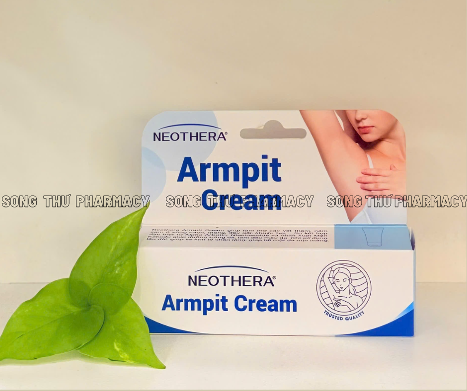 NEOTHERA ARMPIT CREAM - KEM DƯỠNG TRẮNG GIẢM THÂM VÙNG NÁCH, MÔNG, BẸN, KHUỶU RAY, ĐẦU GỐI