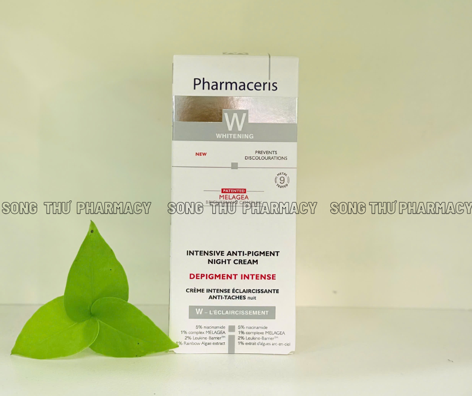 PHARMACERIS W INTENSIVE ANTI-PIGMENT NIGHT CREAM - KEM ĐÊM HỖ TRỢ LÀM MỜ VẾT THÂM NÁM & DƯỠNG SÁNG DA CHUYÊN SÂU