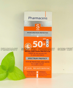 PHARMACERIS S BROAD SPECTRUM PROTECTION CREAM SPF50+ - KEM CHỐNG NẮNG QUANG PHỔ RỘNG BẢO VỆ DA TOÀN DIỆN 
