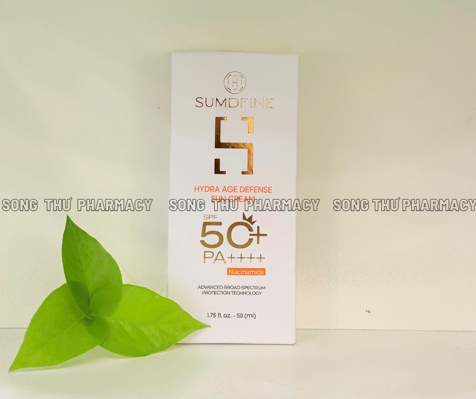 SUMDFINE RA MẮT KEM CHỐNG NẮNG HYDRA AGE DEFENSE SUN CREAM SPF50+ PA++++ – KEM CHỐNG NẮNG DƯỠNG ẨM, SÁNG DA DÀNH CHO MỌI LOẠI DA