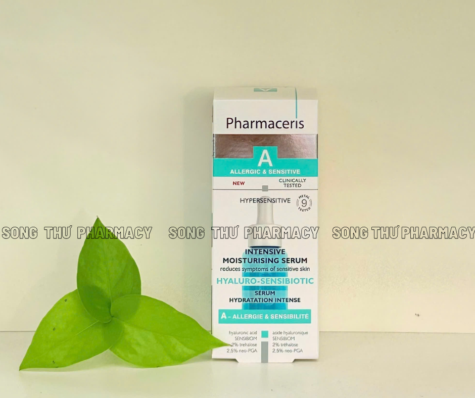 PHARMACERIS A HYALURO-SENSIBIOTIC SERUM - TINH CHẤT CẤP ẨM ĐA TẦNG, PHỤC HỒI HỆ VI SINH & LÀM DỊU DA QUÁ MẪN CẢM