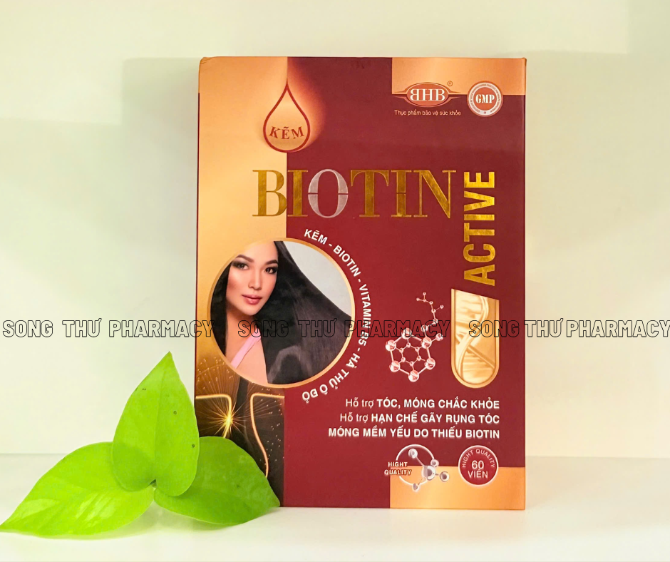 BIOTIN ACTIVE - VIÊN UỐNG HỖ TRỢ TÓC, MỎNG CHẮC KHỎE