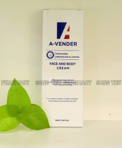 A-VENDER FACE & BODY CREAM - KEM DƯỠNG ẨM, GIẨM MẨN ĐỎ, VIÊM DA CƠ ĐỊA